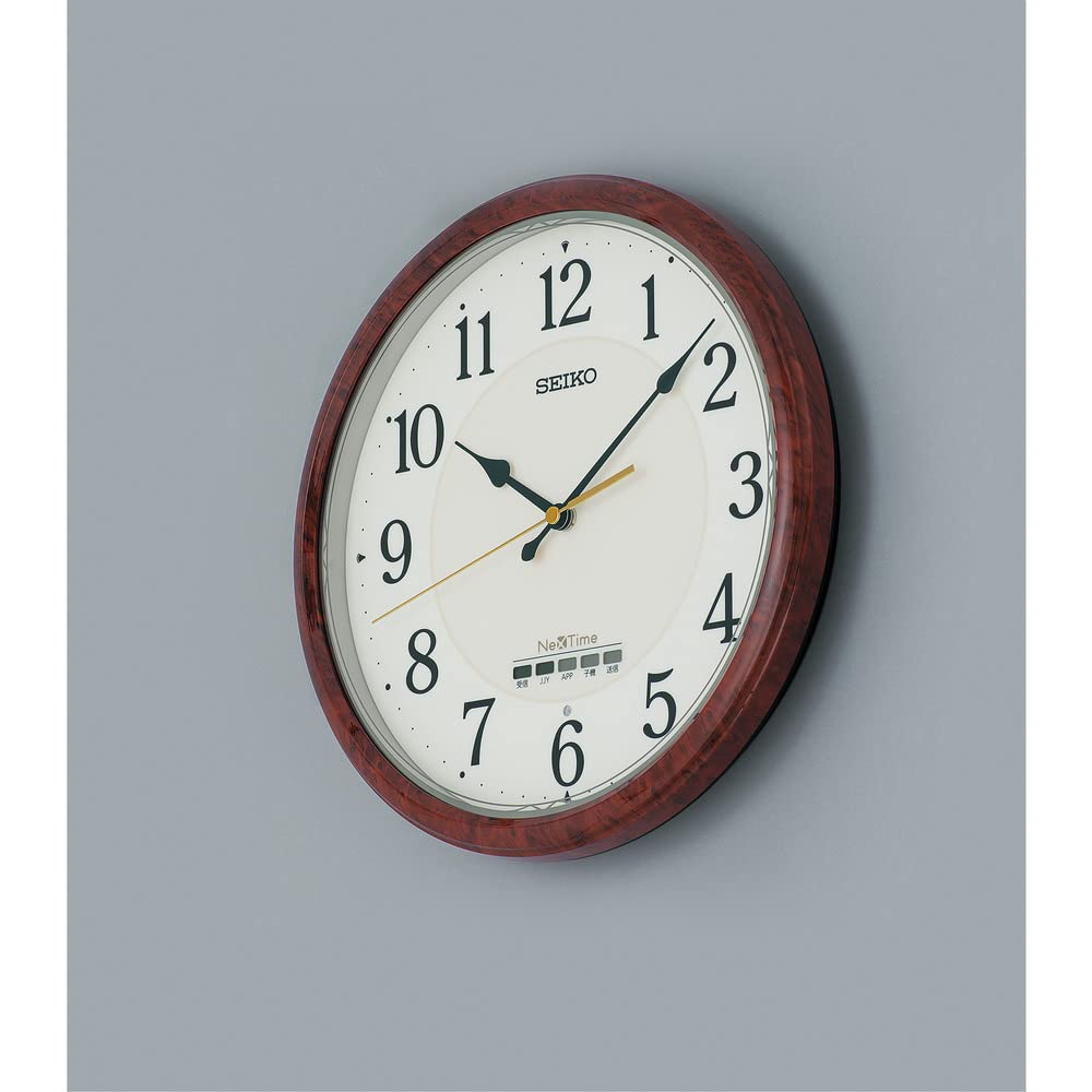 Amazon.co.jp: セイコークロック 掛け時計 電波 セイコーネクス